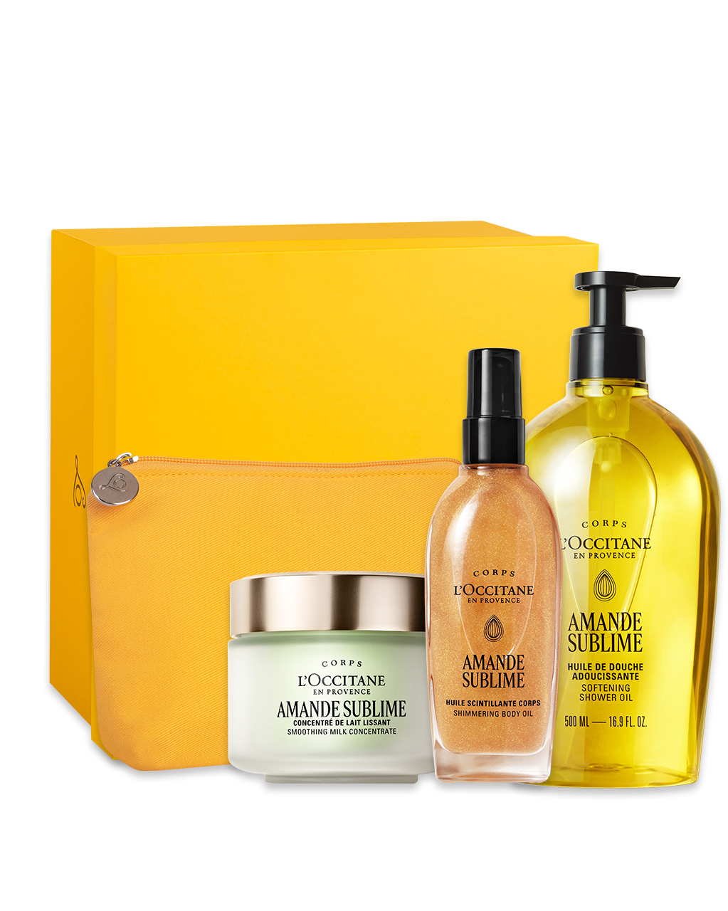 Presente Banho e &Oacute;leo Iluminador Amande Sublime (Am&ecirc;ndoa), , large